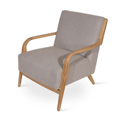 Astrid Sculpted Wood Armchair