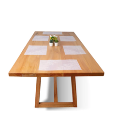 Haven Solid Wood Trestle Table