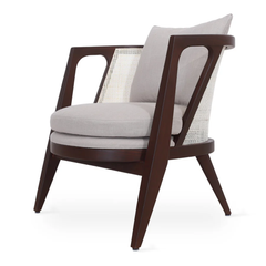Havana Cane-Back Lounge Chair