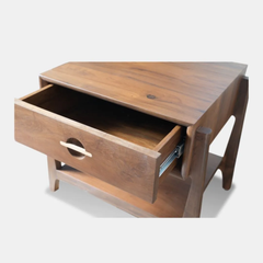 Vanya Solid Wood Bedside Table