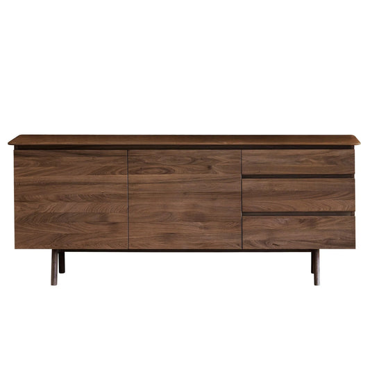 Walnut Sideboard with 2 Doors and 3 Drawers