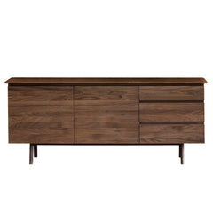 Walnut Sideboard with 2 Doors and 3 Drawers
