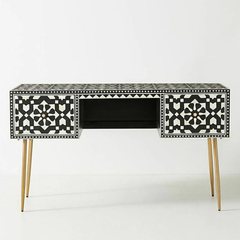 The Monochrome Artisan Study Table