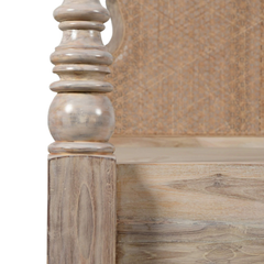 The Heritage Turned-Post Cane Bed