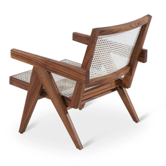 Aranya V-Leg Cane Lounge Chair