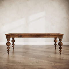 The Maharaja's Heritage Turned Sheesham Dining Table