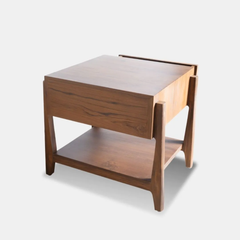 Vanya Solid Wood Bedside Table