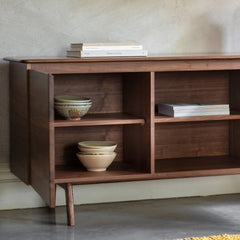 Walnut Sideboard with 2 Doors and 3 Drawers