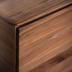 Walnut Sideboard with 2 Doors and 3 Drawers