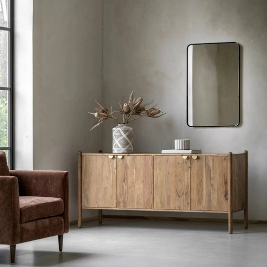 4-Door Storage Sideboard Cabinet