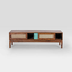 Premium Sheesham Wood TV Cabinet with Spacious Storage