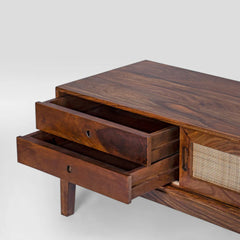Premium Sheesham Wood TV Cabinet with Spacious Storage