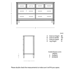 Elara Transitional Black Wood Dresser