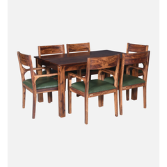 The Cypress Solid Sheesham 6-Seater Dining Set