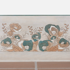 Hand-Painted Floral Bed