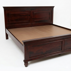 Heritage Mahogany Solid Wood Panel Bed
